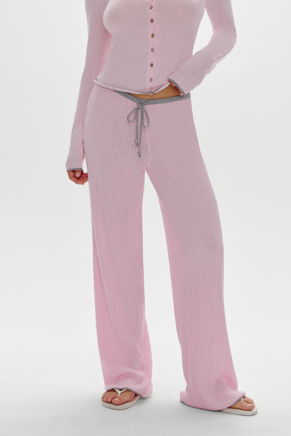 Frankies Bikinis collections|sale Lochlin Knit Pants - Rosette