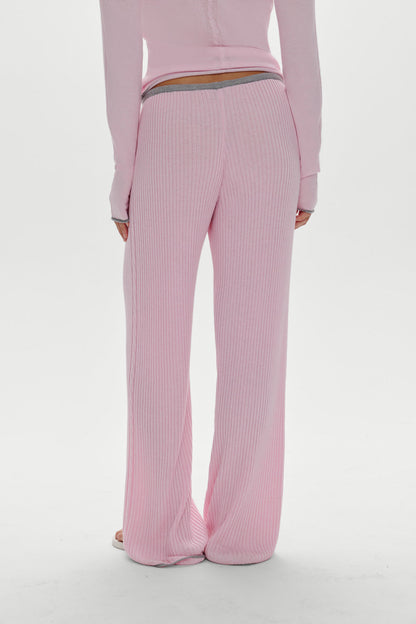 Frankies Bikinis collections|sale Lochlin Knit Pants - Rosette