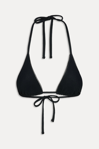 Frankies Bikinis sale Paradise Micro Halter Bikini Top - Midnight Serenade