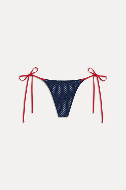 Frankies Bikinis sale Mackenzie Skimpy String Bikini Bottom - Shooting Stars