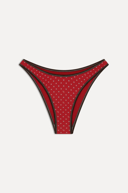 Frankies Bikinis sale x BELLA HADID Dove Bikini Bottom - Lovebug
