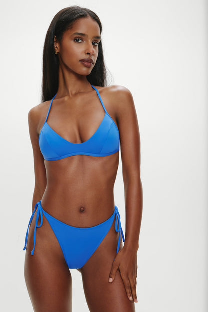 Frankies Bikinis sale Romeo Cheeky String Bikini Bottom - Lake Blue
