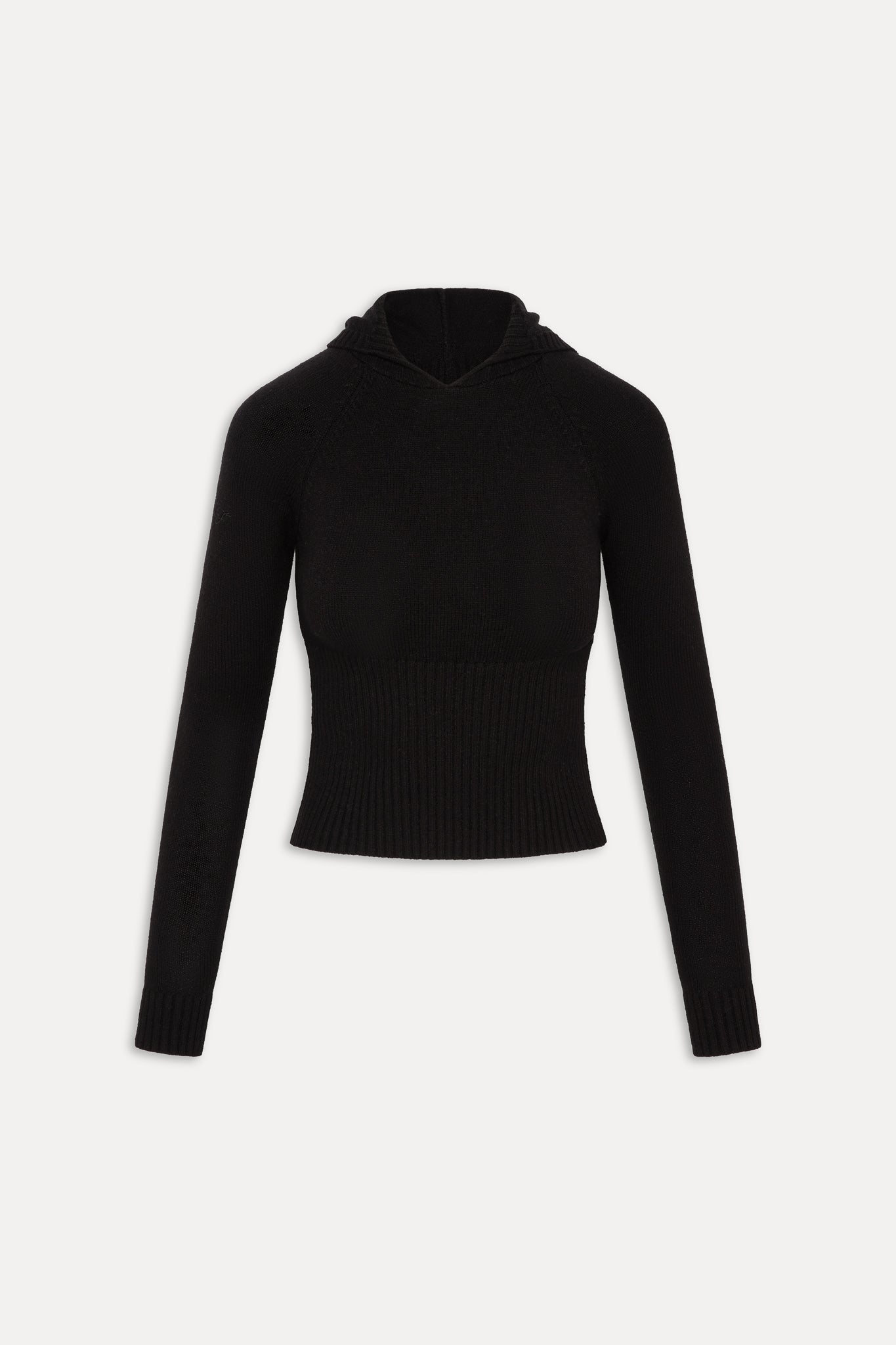 Frankies Bikinis sale Hazel Knit Hoodie - Black