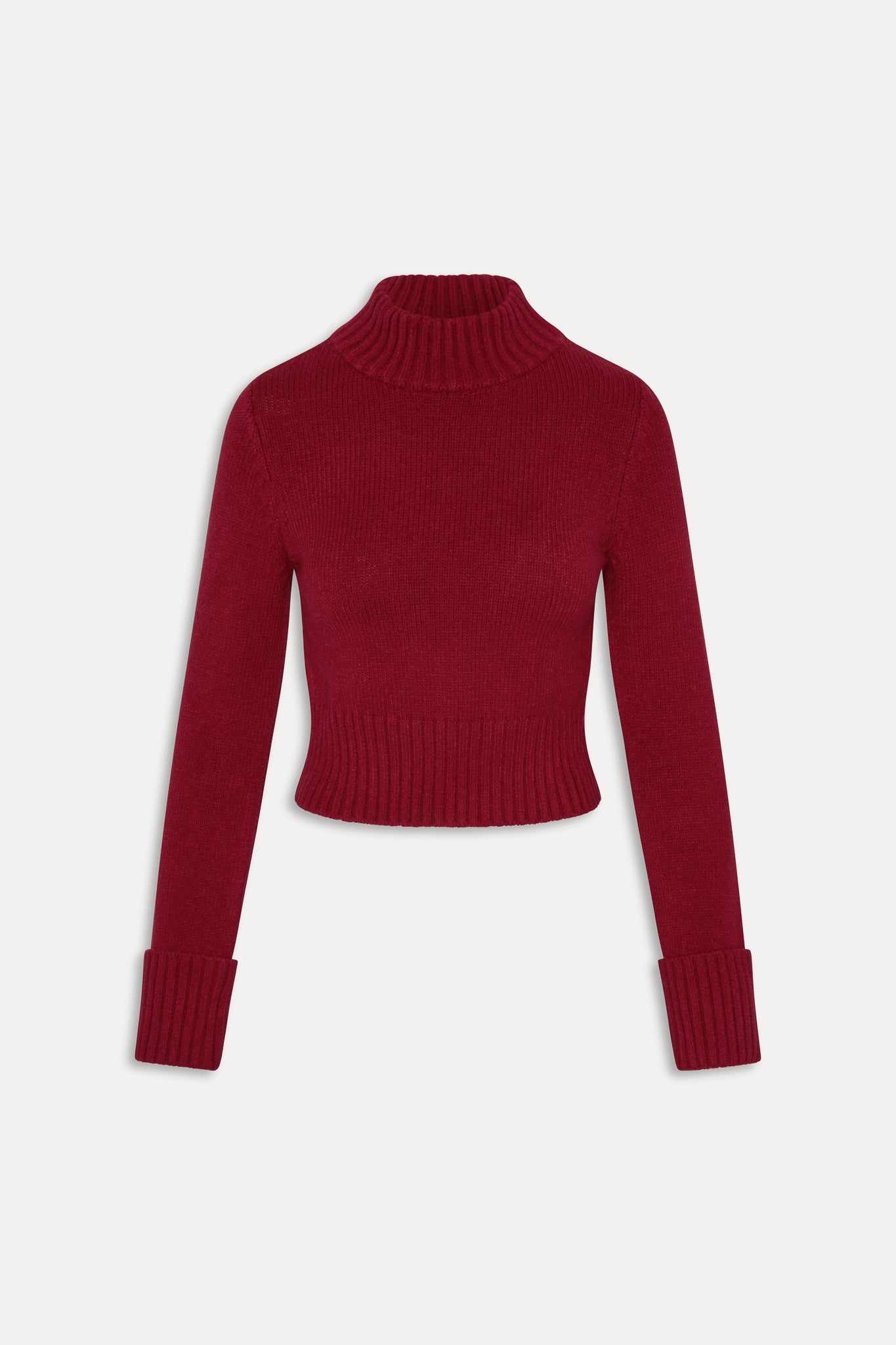 Frankies Bikinis sale Laurel Knit Turtleneck Sweater - Rosewood
