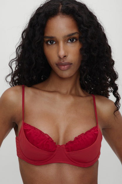 Frankies Bikinis sale x BELLA HADID Austin Underwire Bikini Top - Valentine