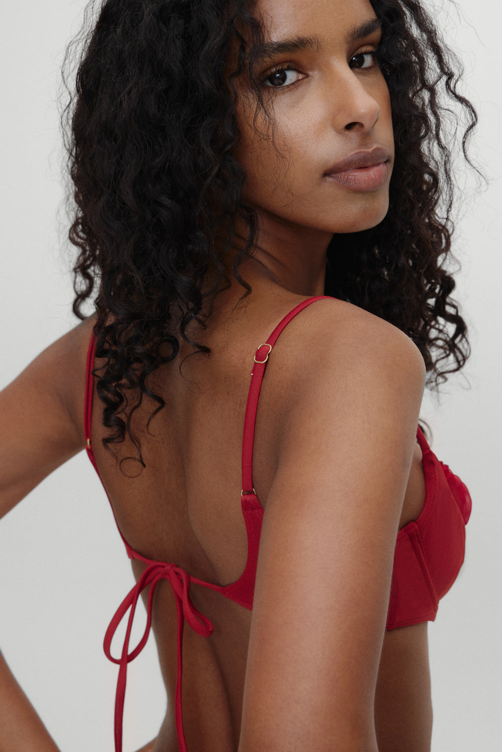 Frankies Bikinis sale x BELLA HADID Austin Underwire Bikini Top - Valentine