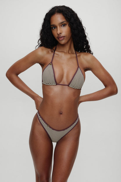 Frankies Bikinis sale x BELLA HADID Nick Triangle Bikini Top - Lasso