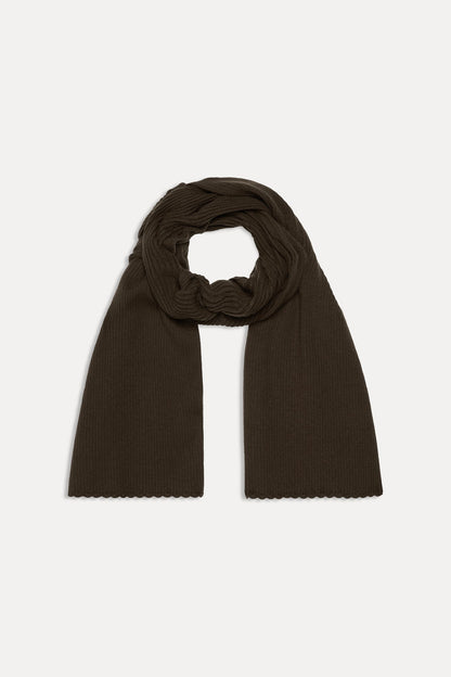 Frankies Bikinis sale Snug Knit Scarf - Chocolate Brown