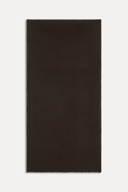 Frankies Bikinis sale Snug Knit Scarf - Chocolate Brown