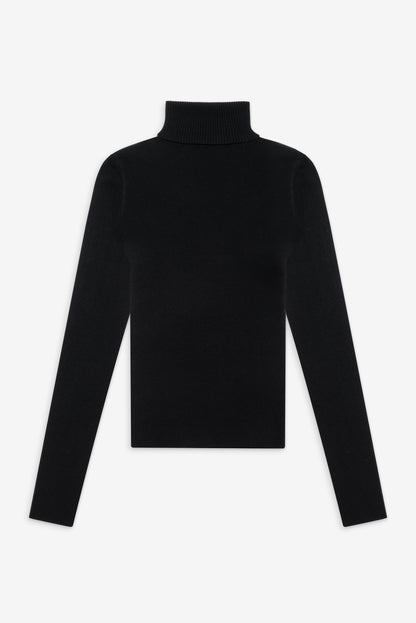 Frankies Bikinis sale Milo Knit Turtleneck Sweater - Black
