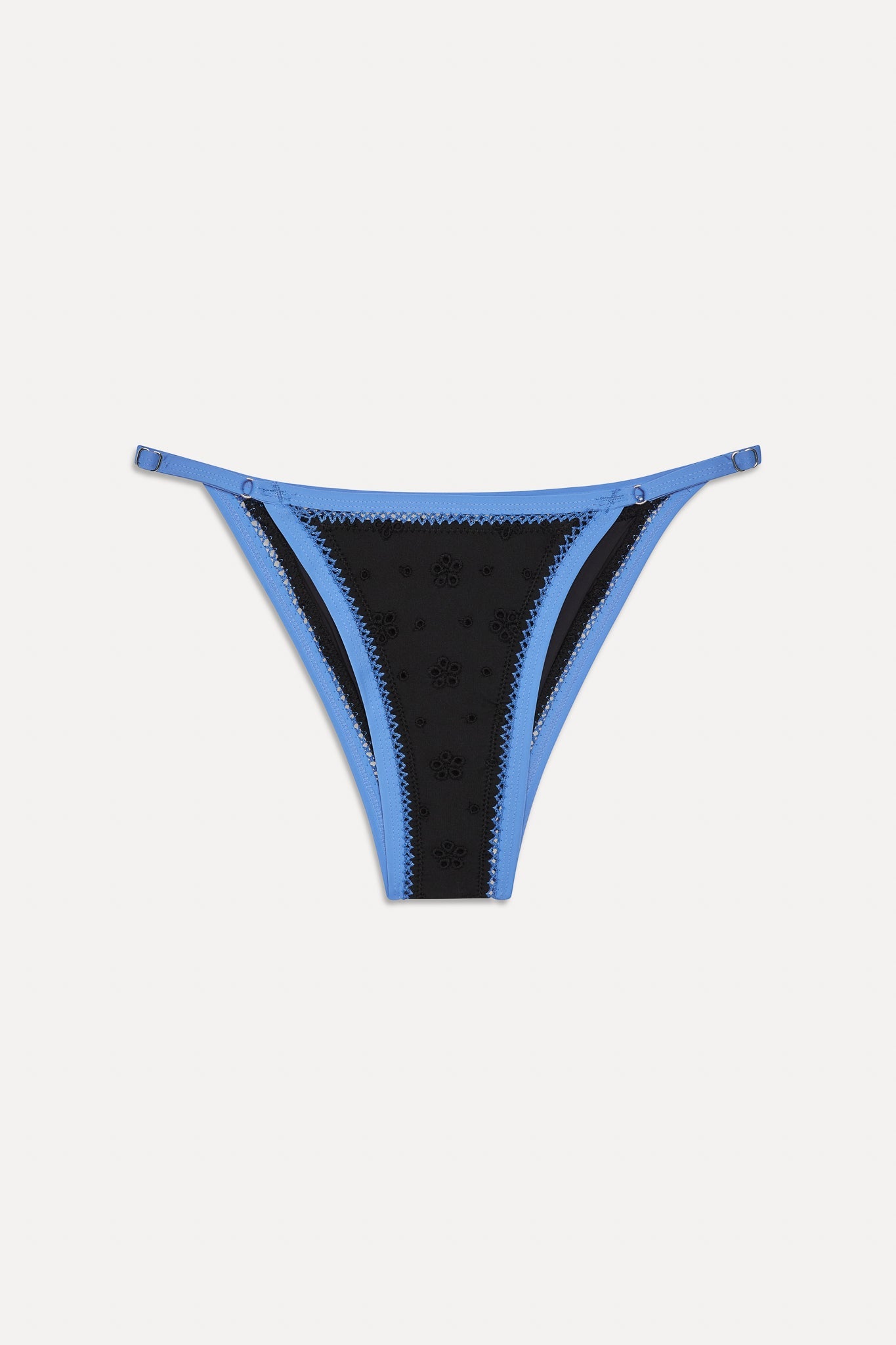 Frankies Bikinis sale Luna Cheeky Eyelet Bikini Bottom - Eclipse