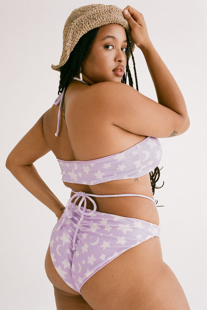 Frankies Bikinis sale Jupiter Terry Bandeau Bikini Top - Luna