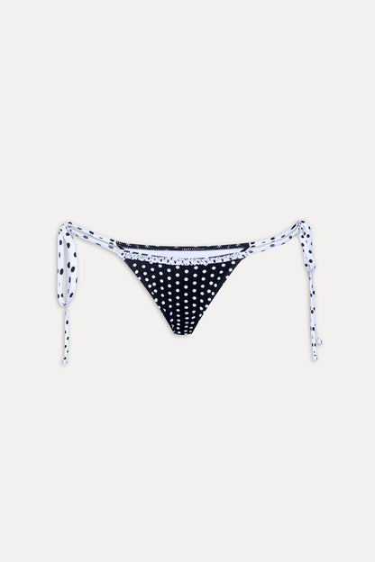 Frankies Bikinis sale Divine Skimpy String Bikini Bottom - Classic Polka Dot