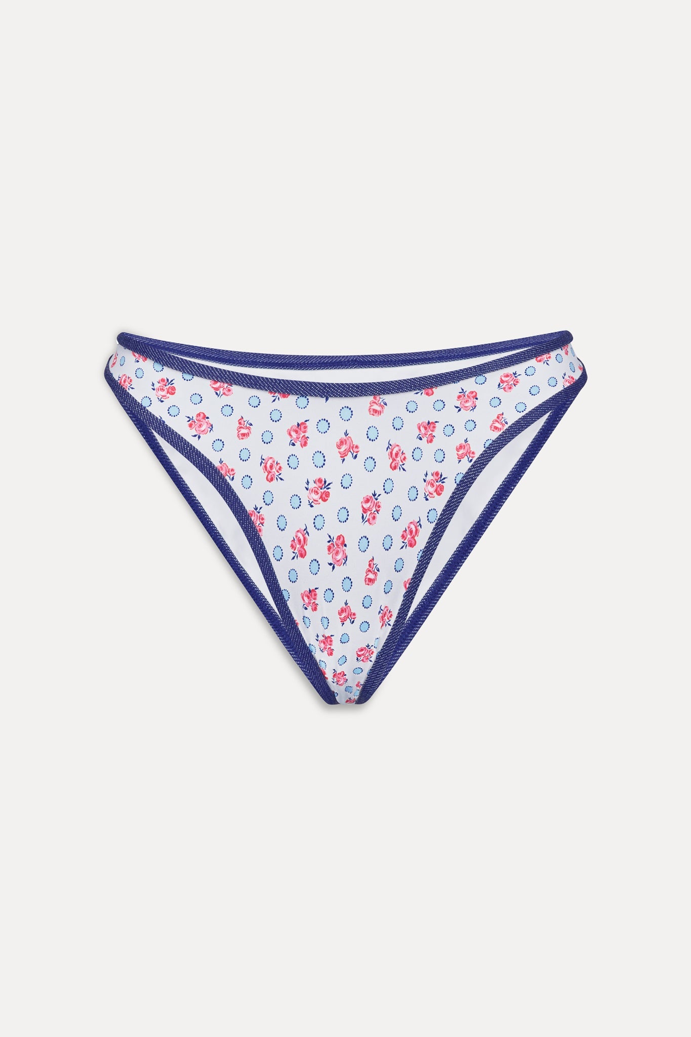 Frankies Bikinis sale Dove Bikini Bottom - Wild Rose
