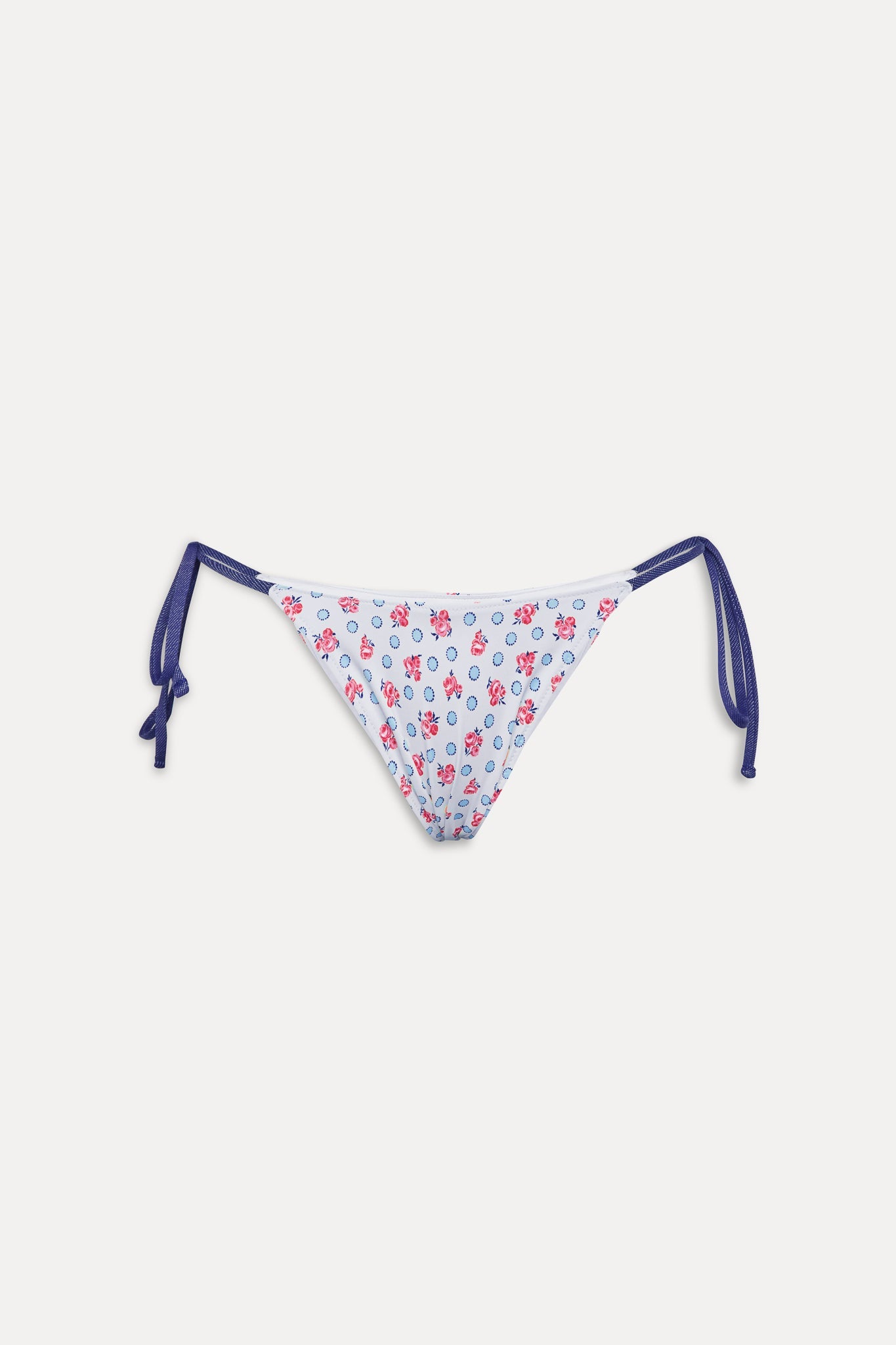 Frankies Bikinis sale Mackenzie Cheeky String Bikini Bottom - Wild Rose