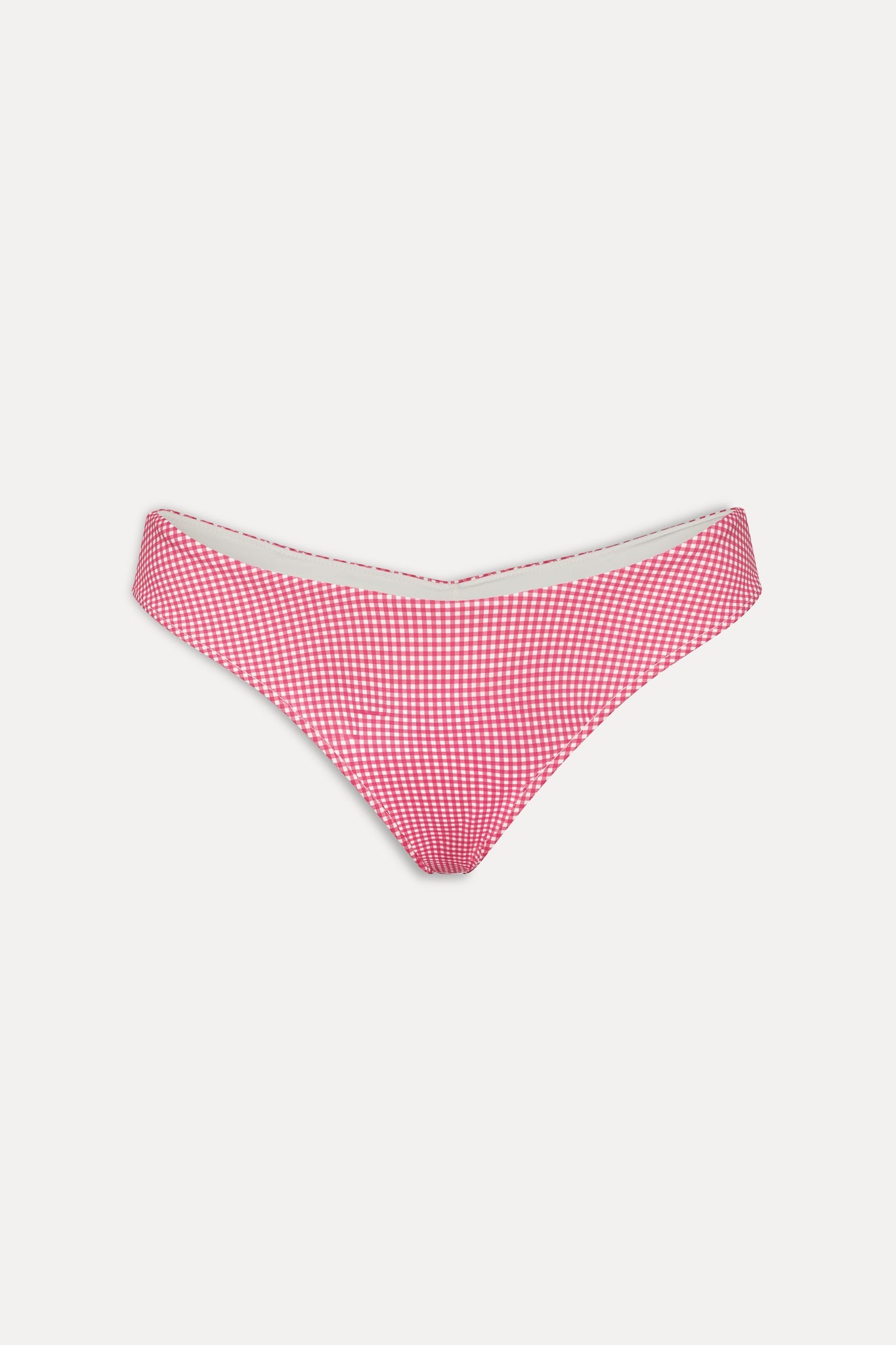 Frankies Bikinis sale Katarina Cheeky Bikini Bottom - Ladybug Gingham