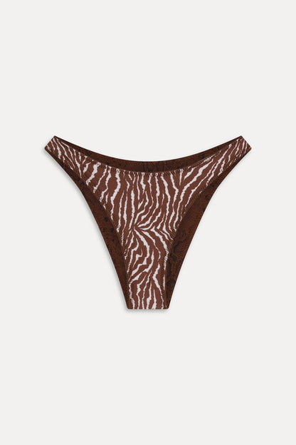 Frankies Bikinis sale x Réalisation Par Dove Reversible Bikini Bottom - Python/Animal