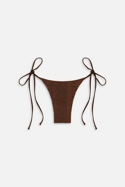 Frankies Bikinis sale x Réalisation Par Divine Reversible Bikini Bottom - Python/Animal