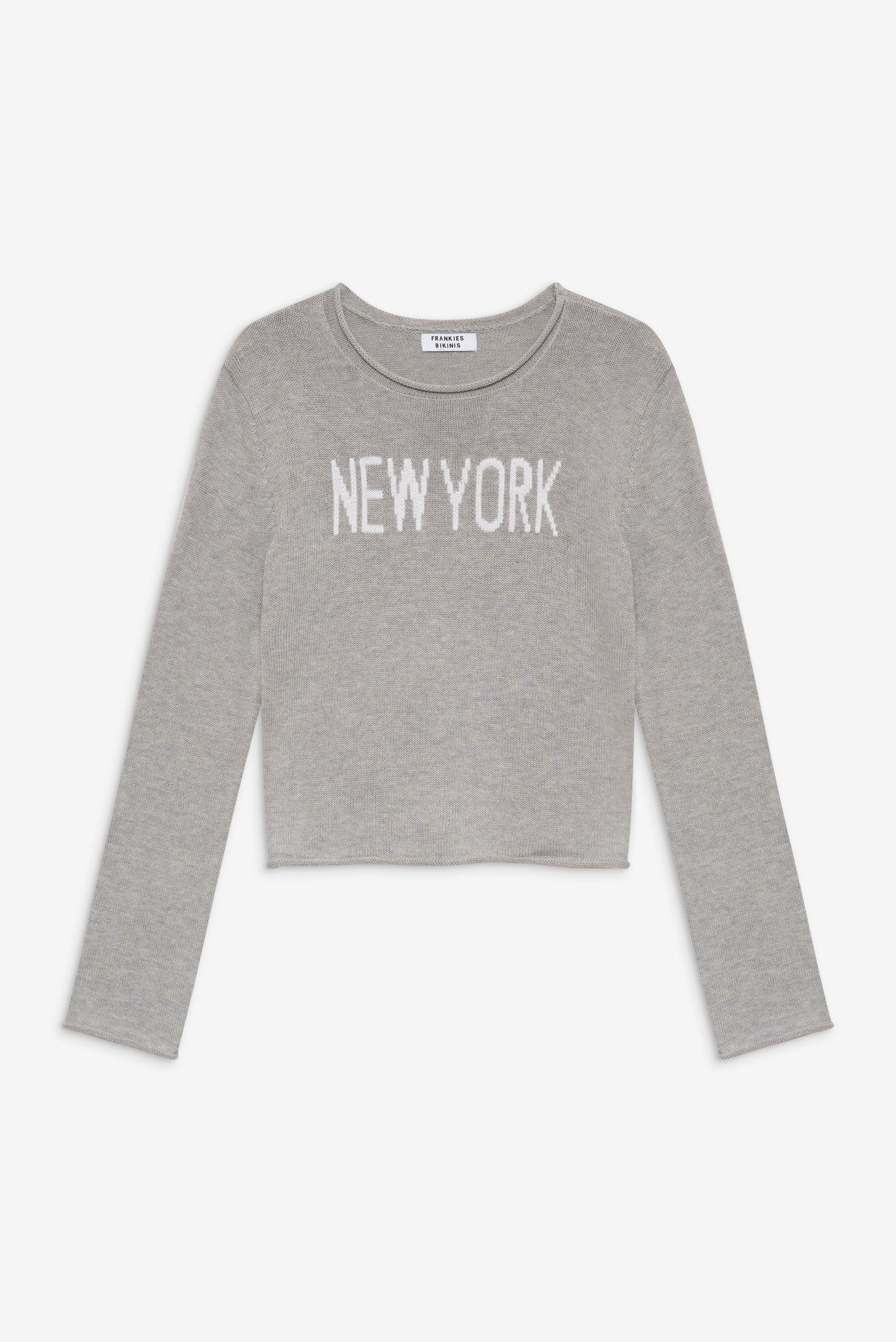 Frankies Bikinis sale Kennedy Cotton Knit Sweater - New York