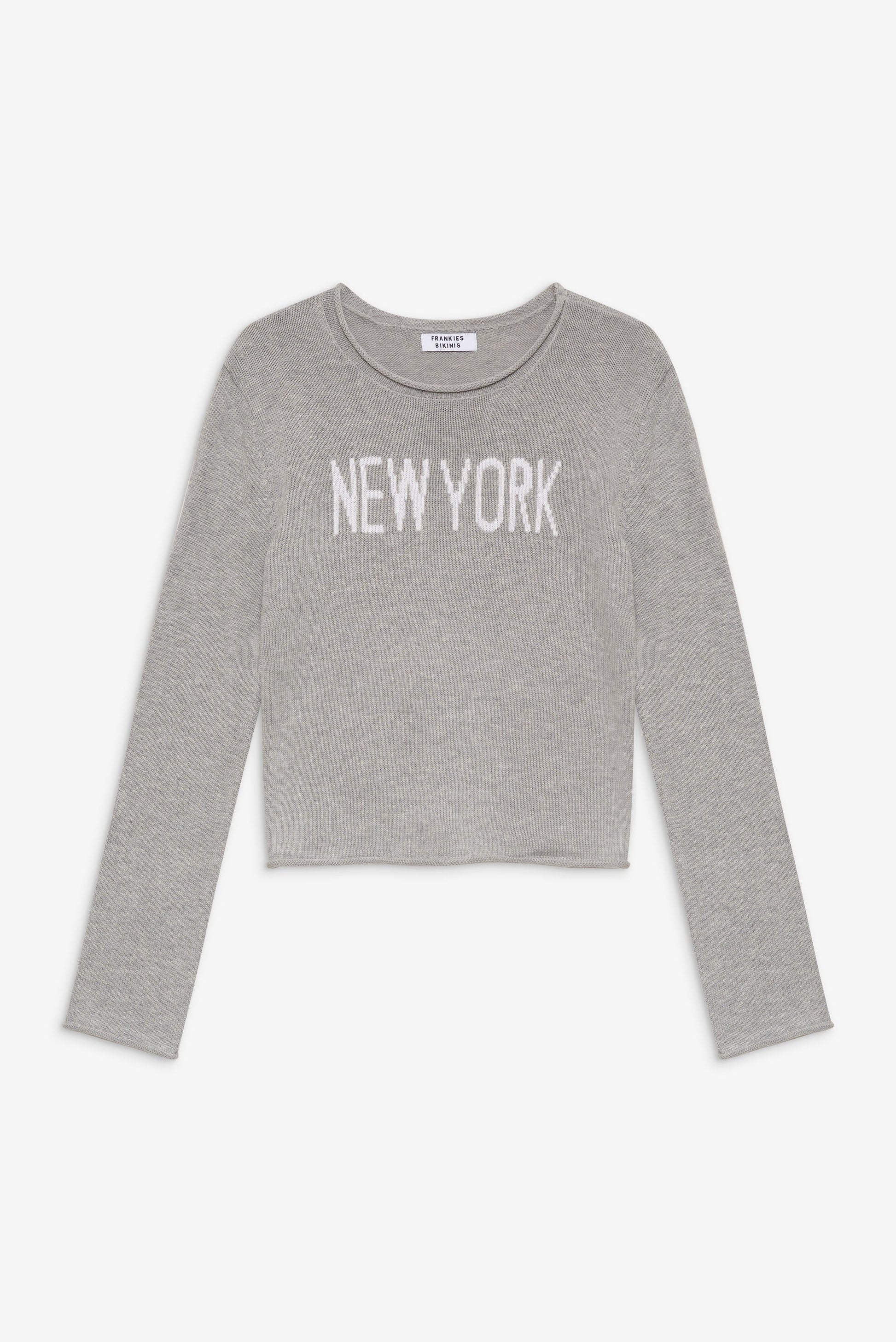 Frankies Bikinis sale Kennedy Cotton Knit Sweater - New York
