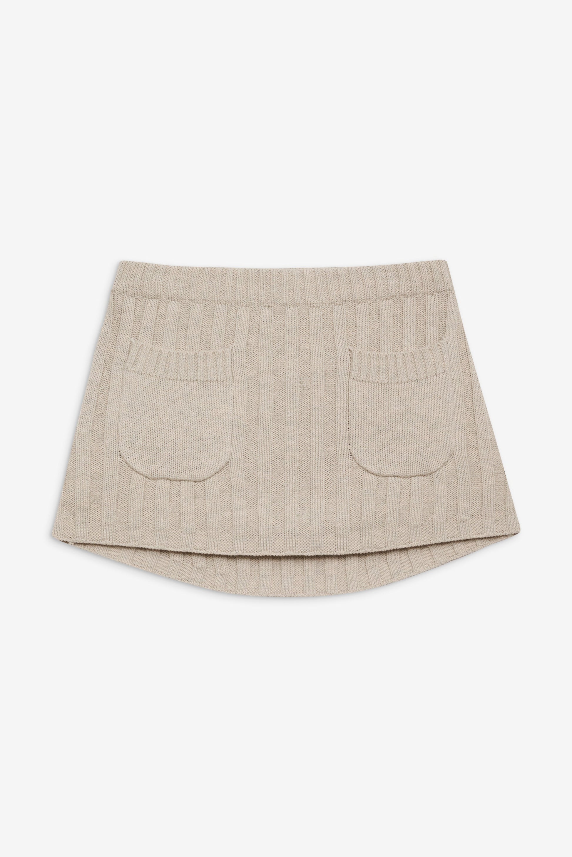 Frankies Bikinis sale Ashton Knit Mini Skort - Cream