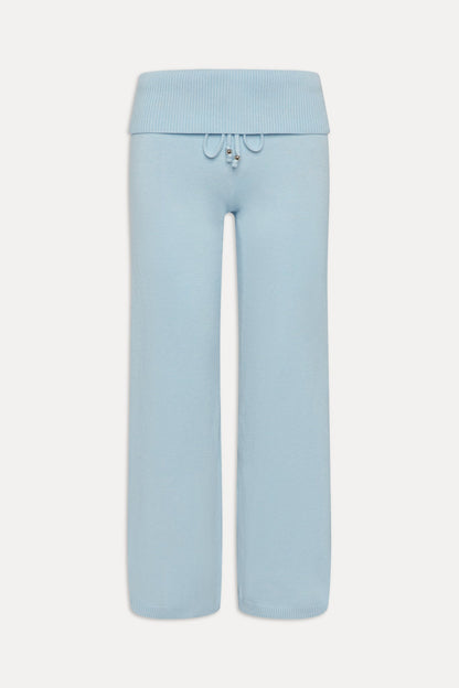 Frankies Bikinis sale Dawson Knit Fold Over Pants - Daydream