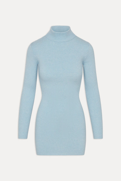 Frankies Bikinis sale Date Night Knit Mini Dress - Daydream