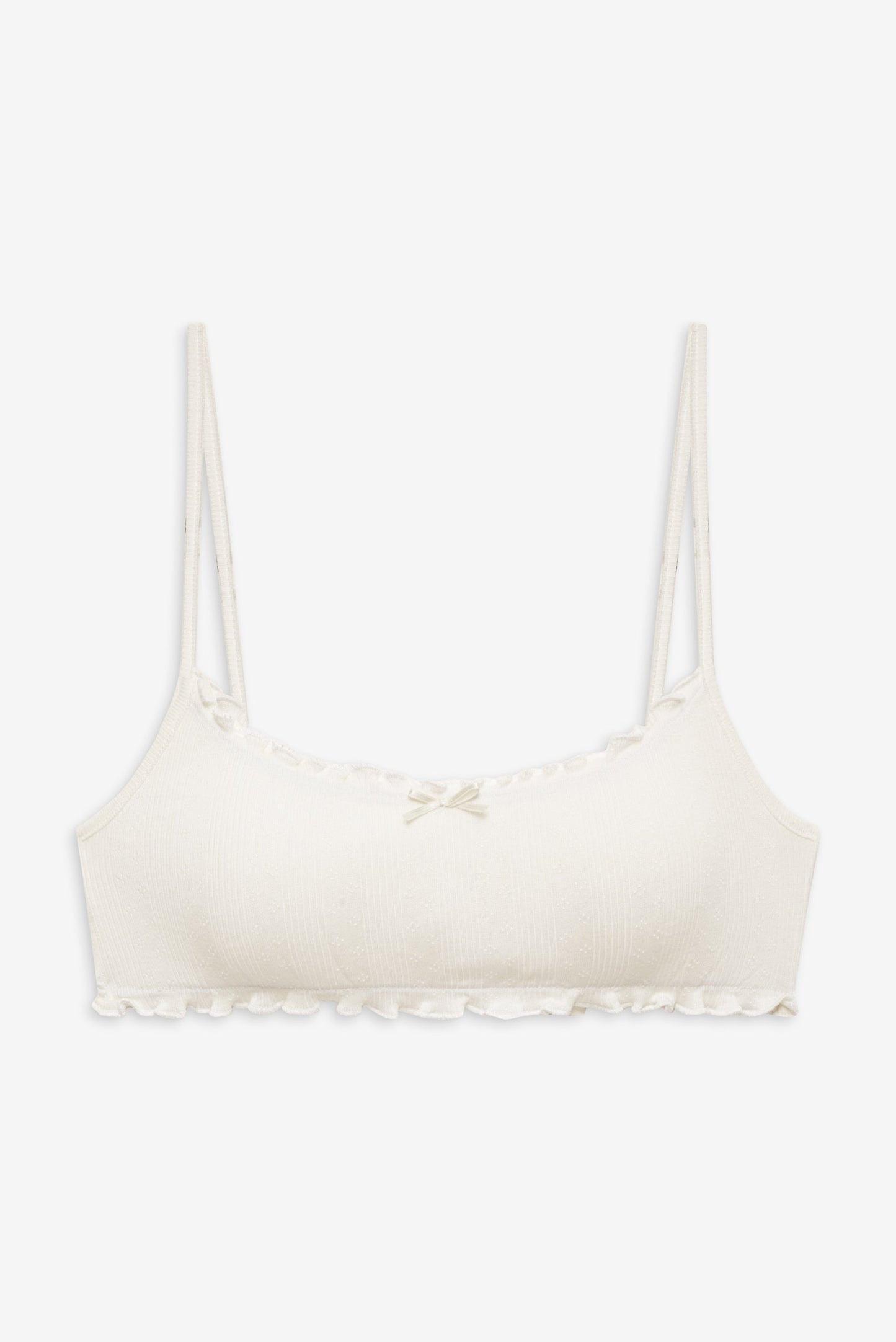 Frankies Bikinis sale Bridget Bralette - White