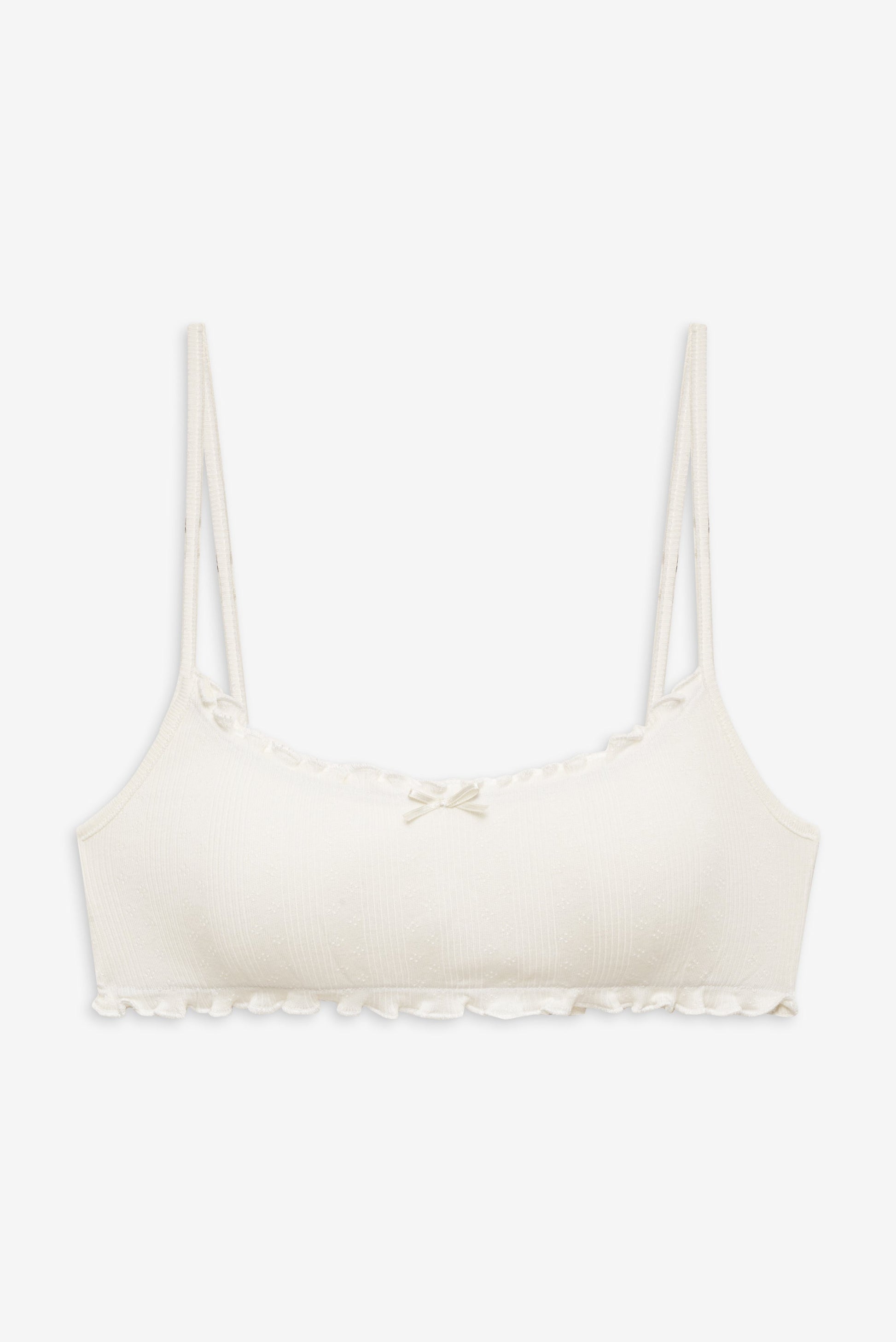 Frankies Bikinis sale Bridget Bralette - White