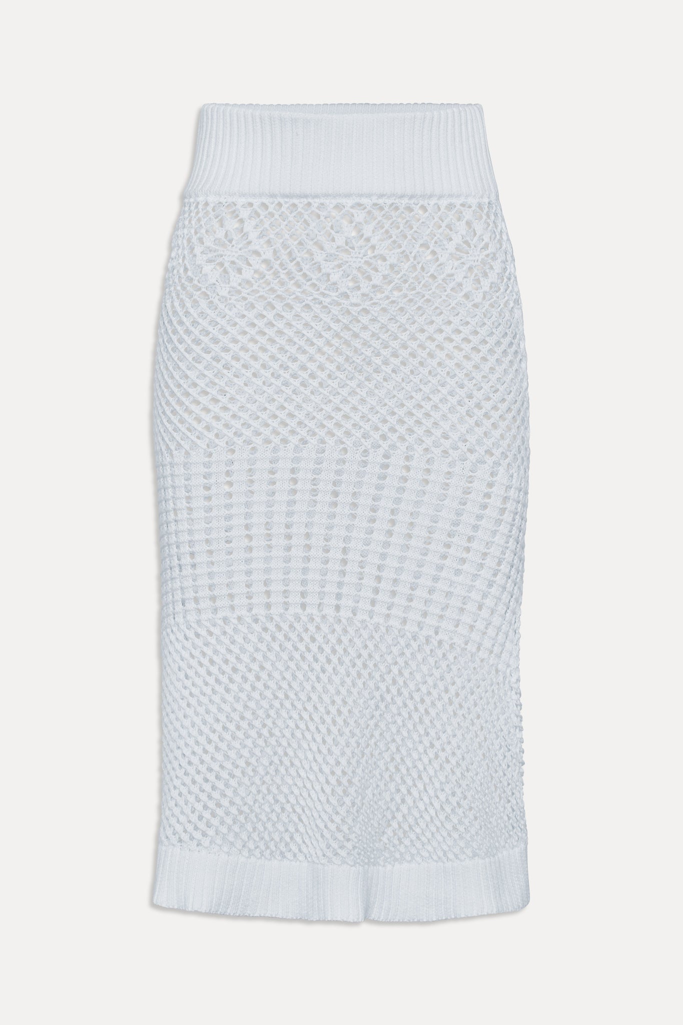 Frankies Bikinis sale Orchard Crochet Midi Skirt - White