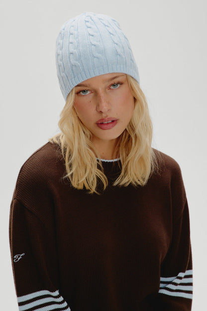 Frankies Bikinis sale Bundle Up Knit Beanie - Daydream