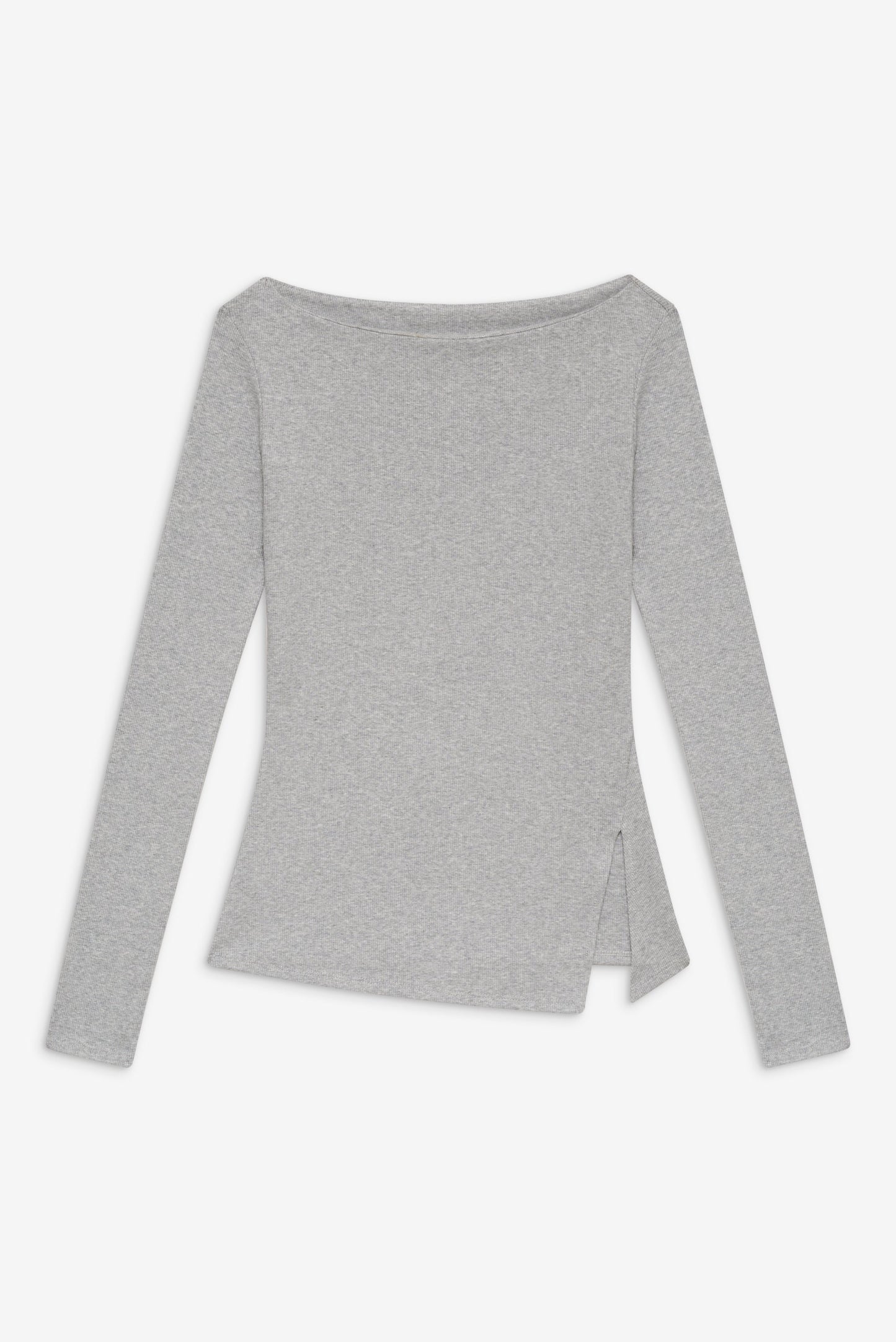 Frankies Bikinis sale Talia Long Sleeve Shirt - Heather Grey