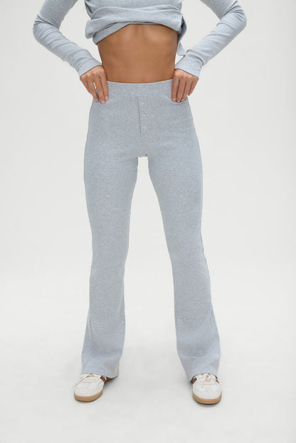 Frankies Bikinis sale Blair Cotton Pants - Heather Grey