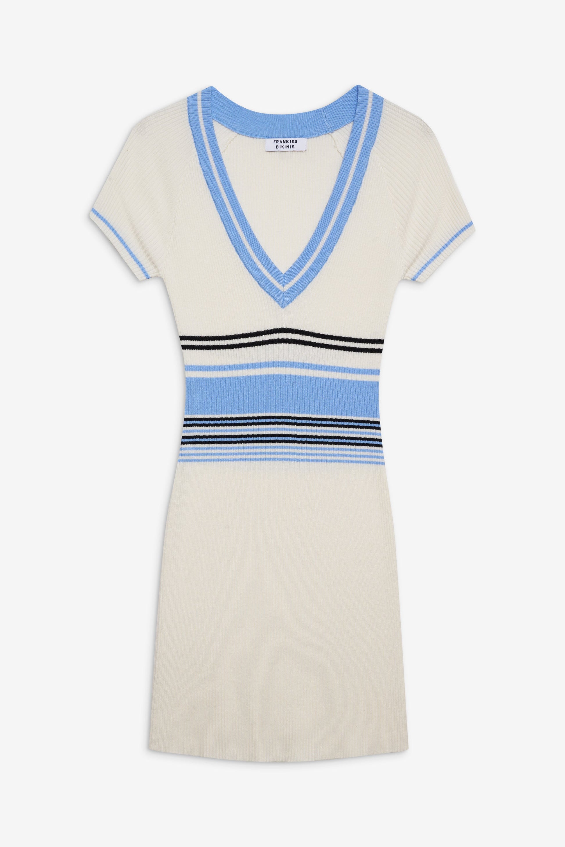 Frankies Bikinis sale Uptown Knit Mini Dress - Hampton Stripe