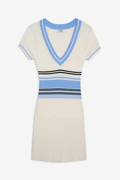 Frankies Bikinis sale Uptown Knit Mini Dress - Hampton Stripe