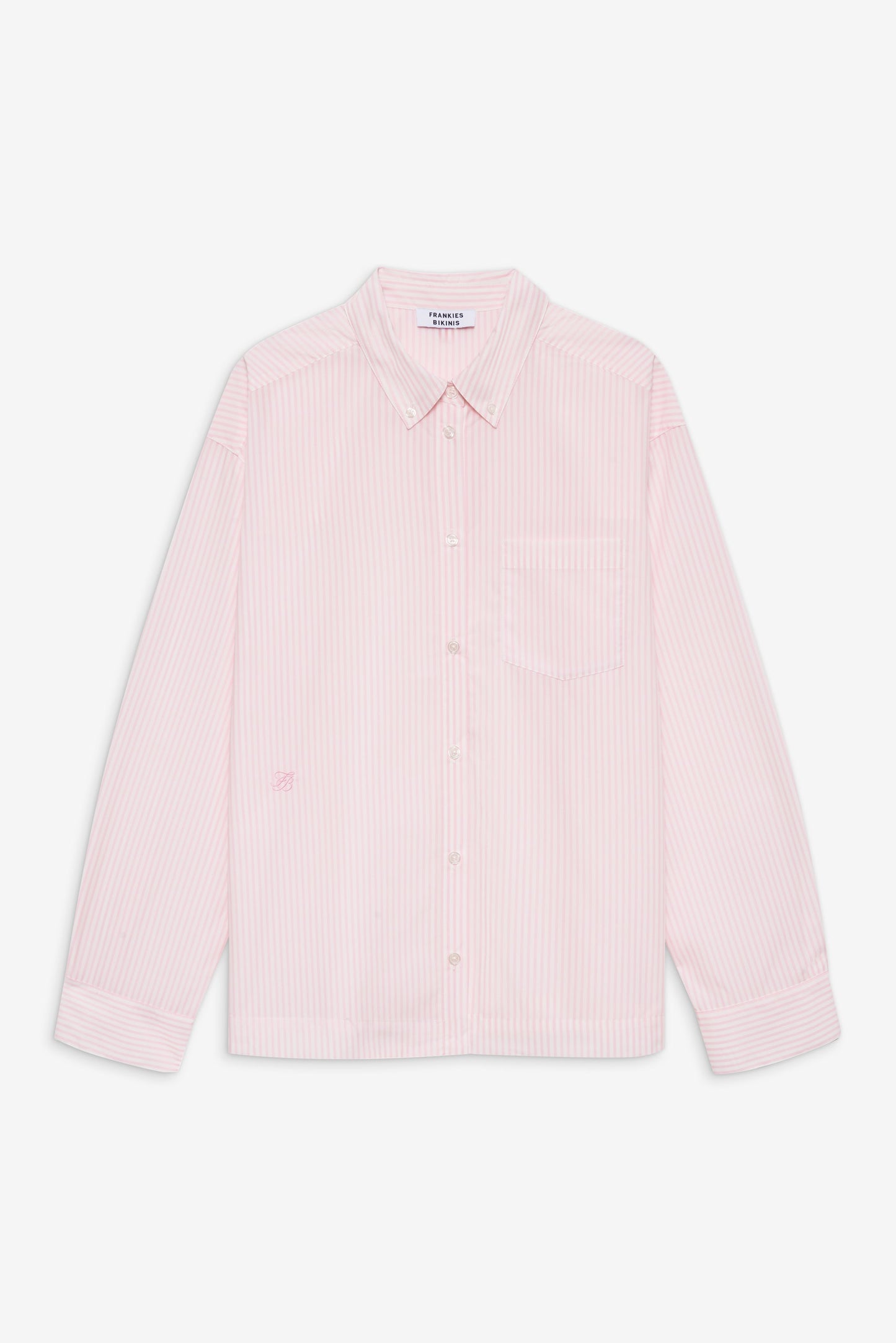 Frankies Bikinis sale Ralph Long Sleeve Sleep Shirt - Pink Stripe