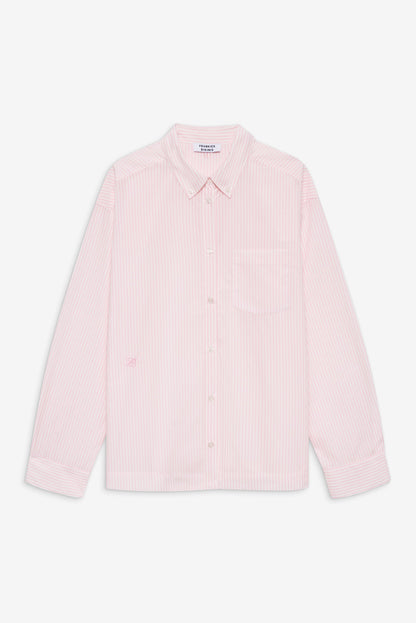 Frankies Bikinis sale Ralph Long Sleeve Sleep Shirt - Pink Stripe