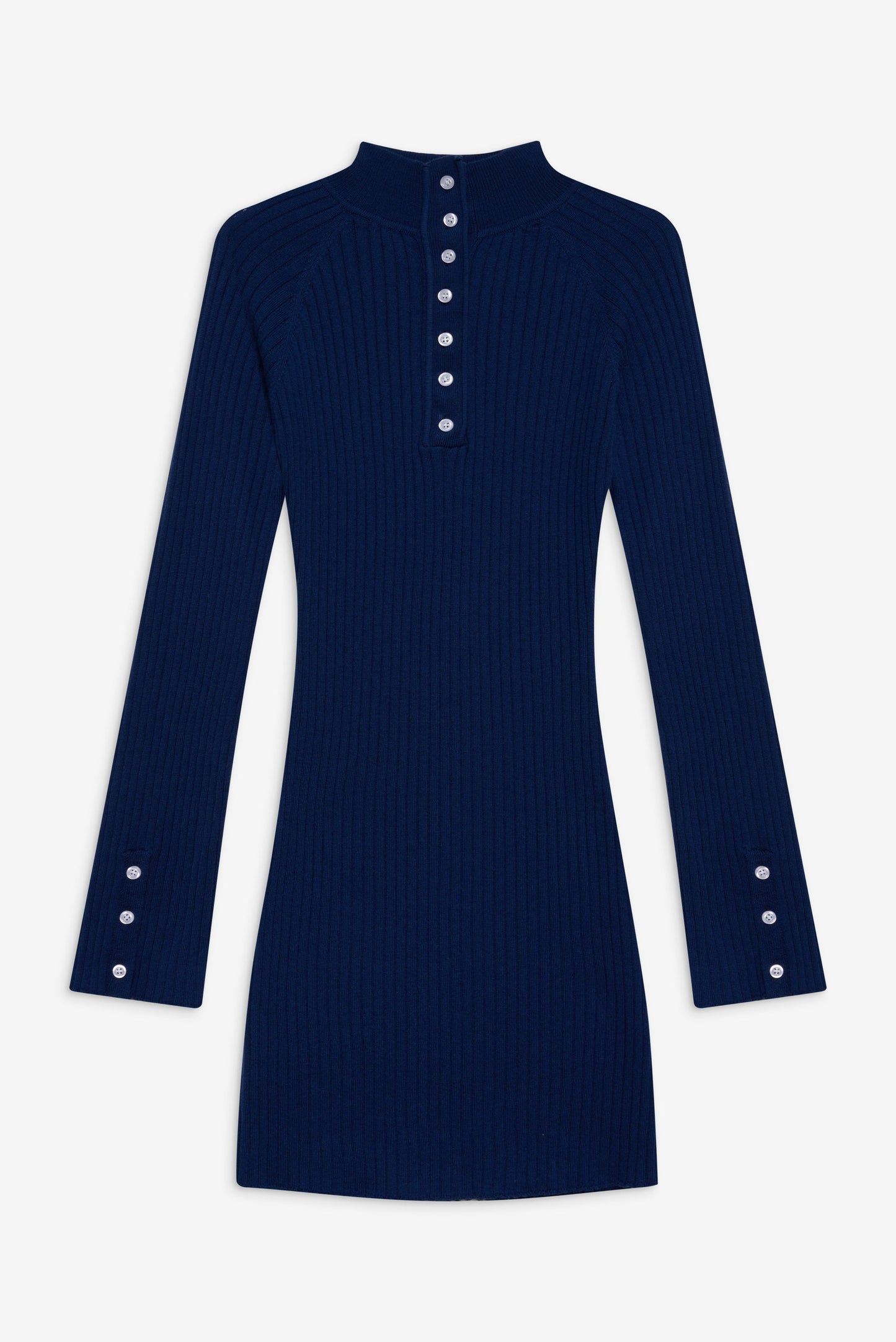 Frankies Bikinis sale Isla Long Sleeve Mini Dress - Midnight Blue