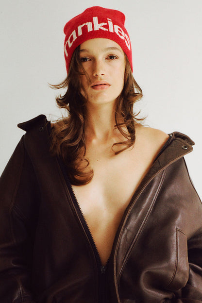 Frankies Bikinis sale Bundle Up Knit Beanie - Heartstrings