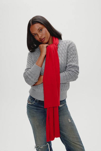 Frankies Bikinis sale Snug Knit Scarf - Heartstrings