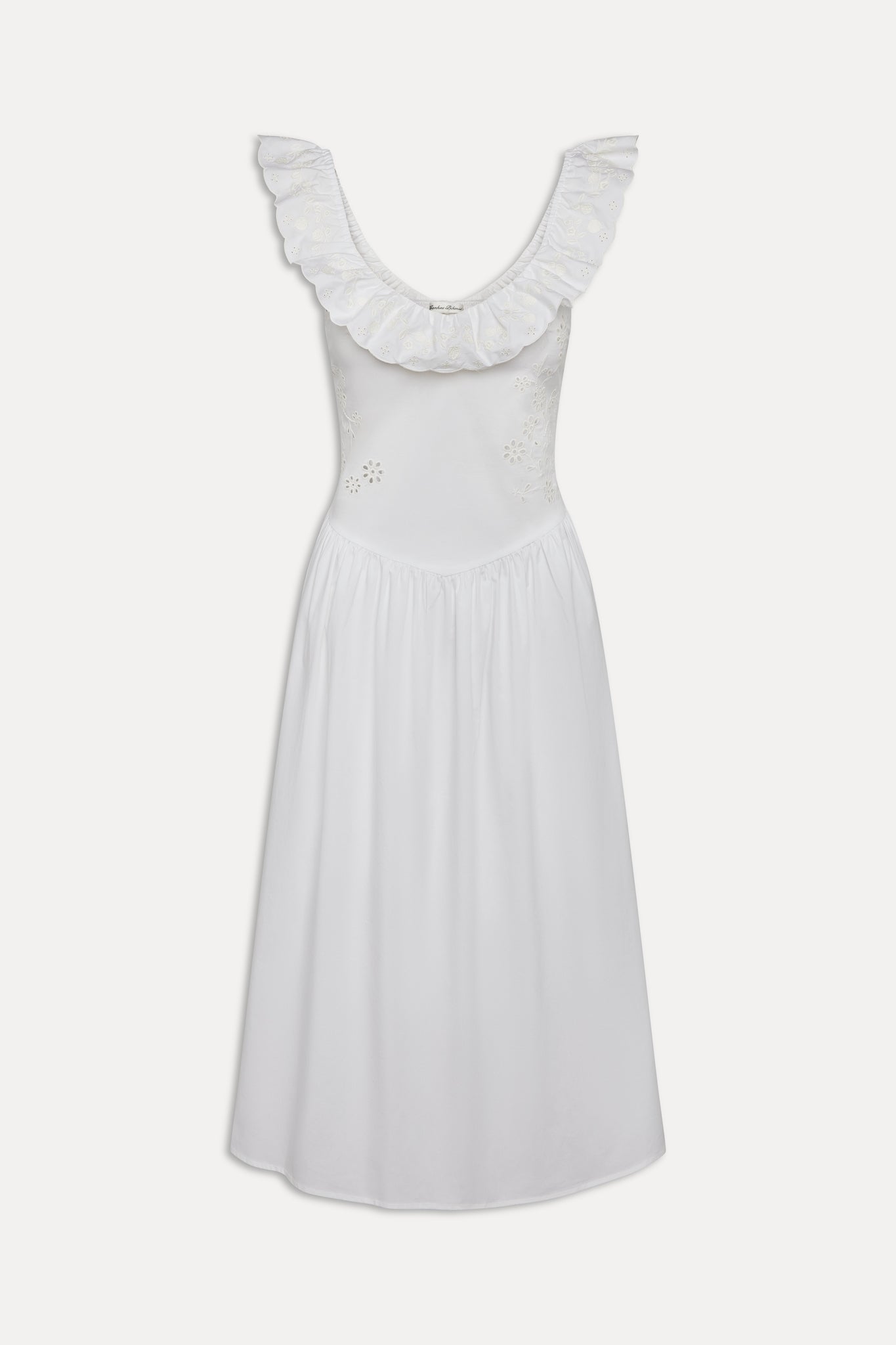 Frankies Bikinis sale Georgia Cotton Embroidered Midi Dress - Angel's Meadow