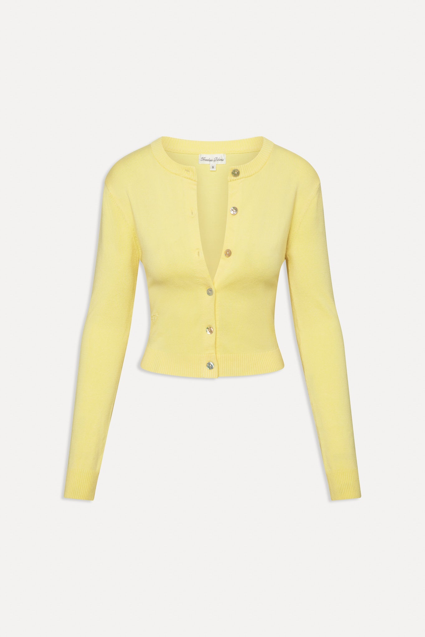 Frankies Bikinis sale Sundae Cropped Cardigan - Honeycomb