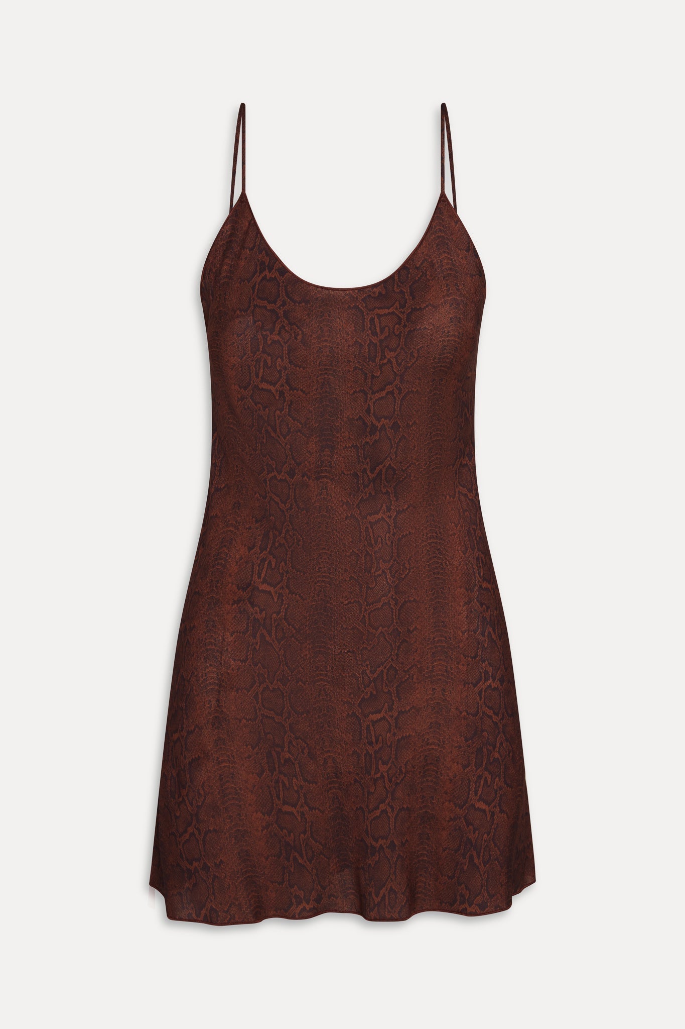 Frankies Bikinis sale x Réalisation Par Luz Mini Slip Dress - Python