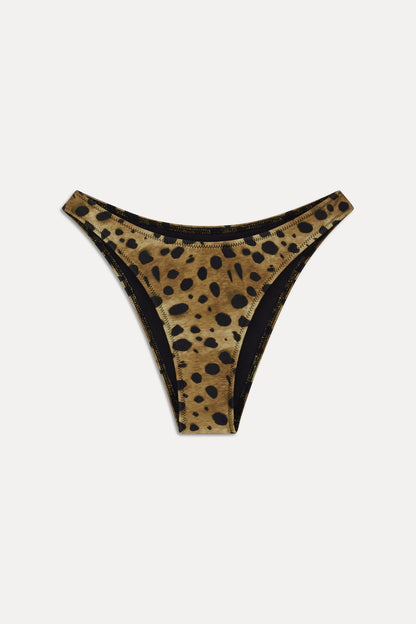 Frankies Bikinis sale x Khy Dove Bikini Bottom - Lacey Leopard