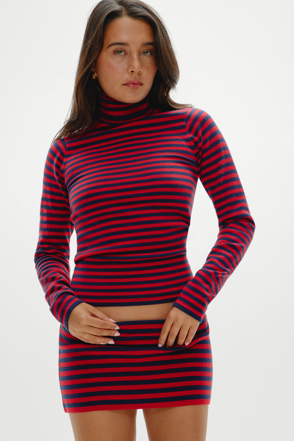 Frankies Bikinis sale Marialla Mini Skort - Sunday Stripe