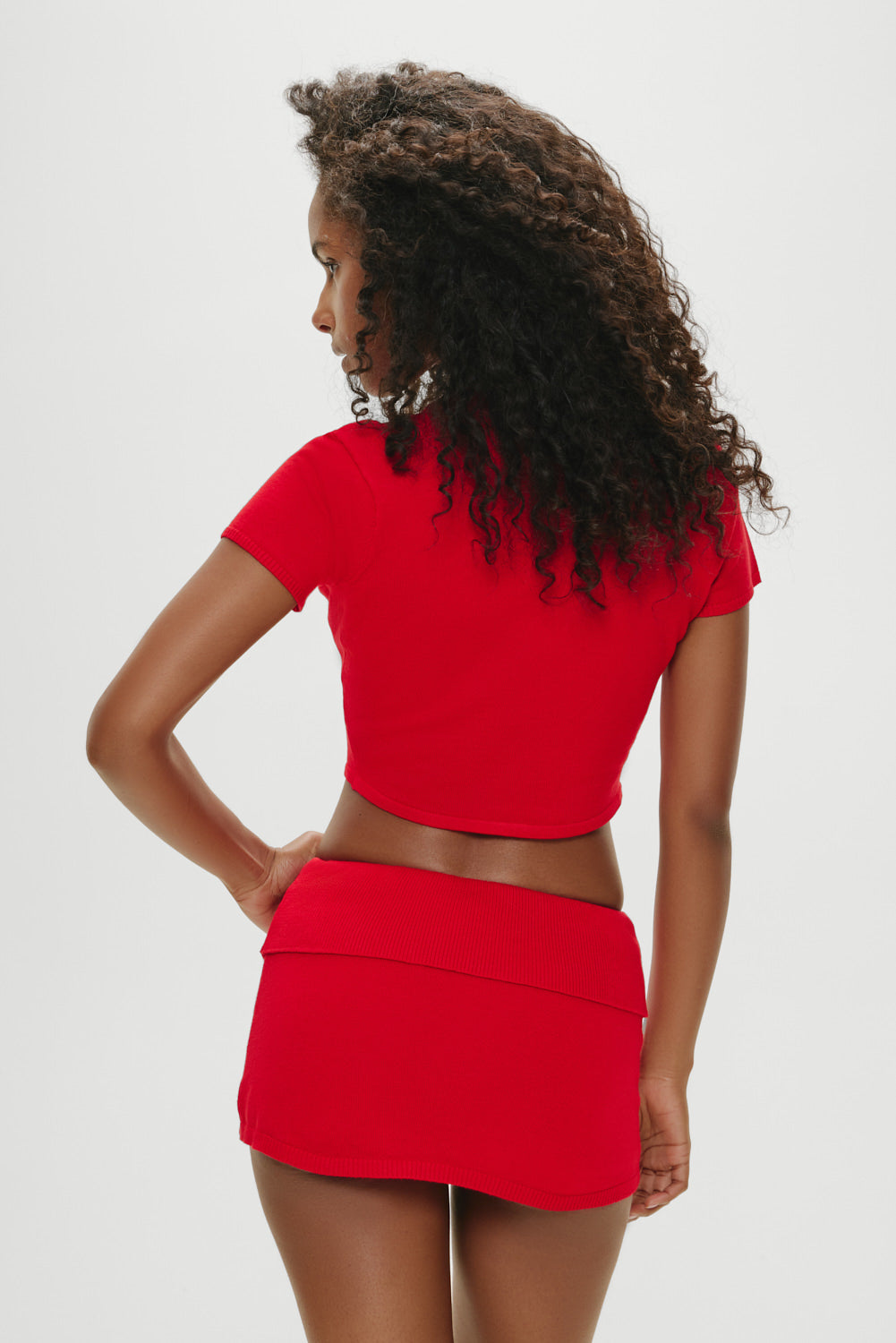 Frankies Bikinis sale x Khy Briar Cloud Knit Skirt - Heartstrings