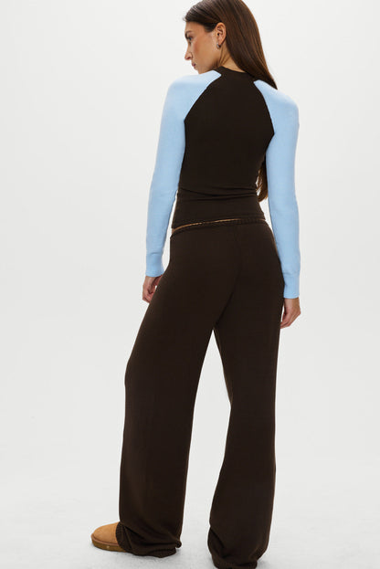 Frankies Bikinis sale Wesley Knit Pants - Chocolate Brown