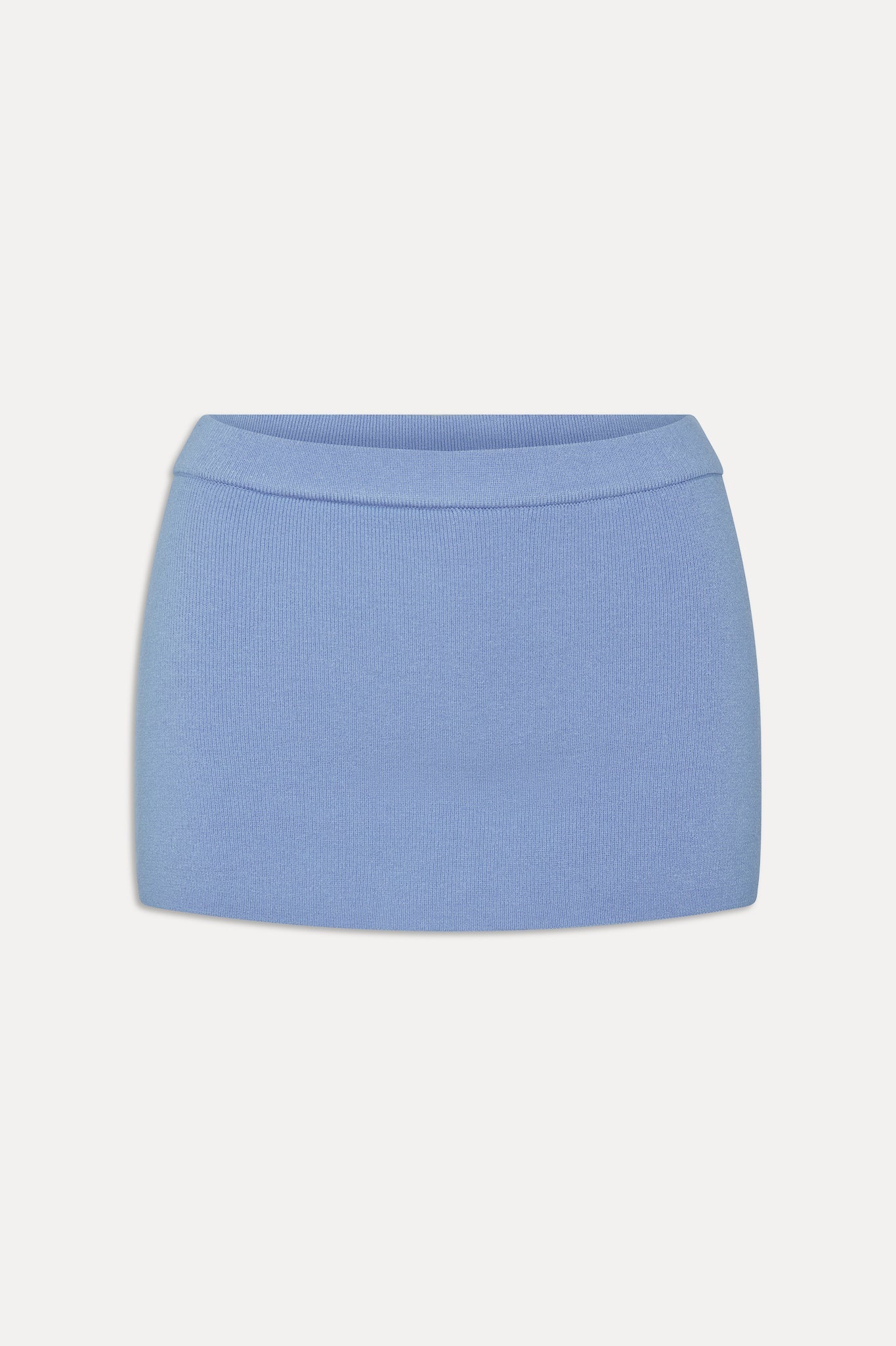 Frankies Bikinis sale Marialla Knit Mini Skort - Heaven Blue