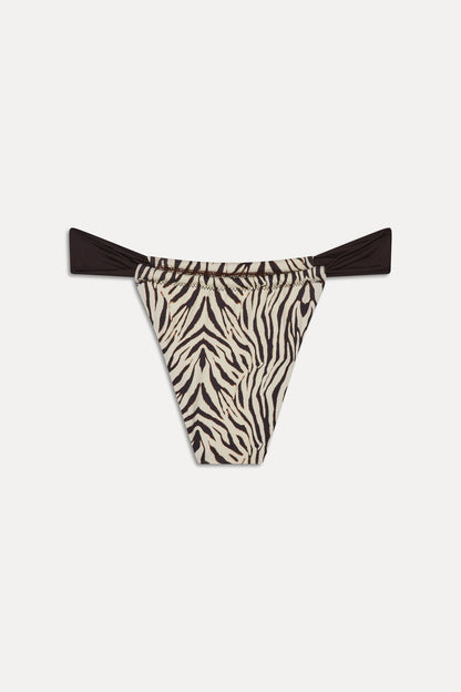 Frankies Bikinis sale Beckett Micro Bikini Bottom - Zebra