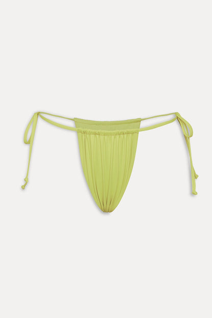 Frankies Bikinis sale Tia Skimpy String Bikini Bottom - Lily Pad